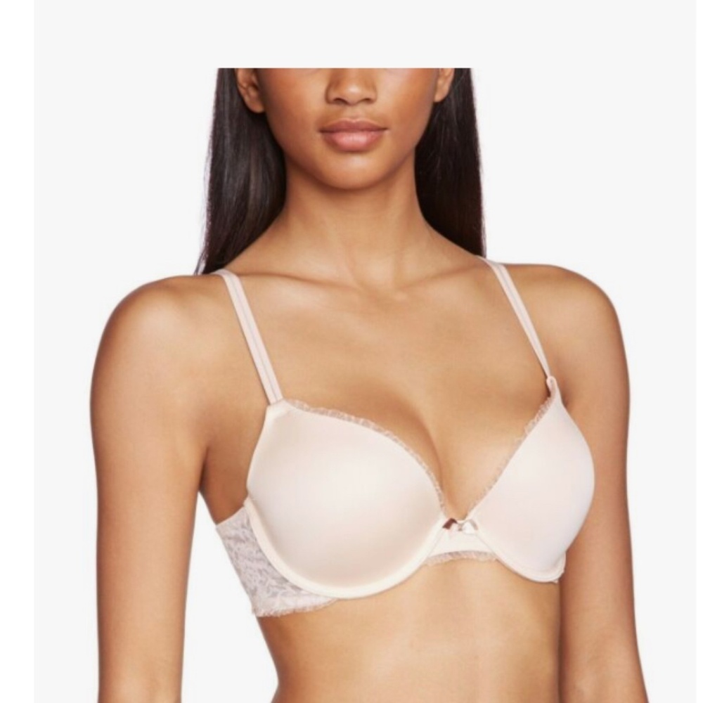 DKNY 458000 Signature Lace Perfect Lift Demi Underwire Bra